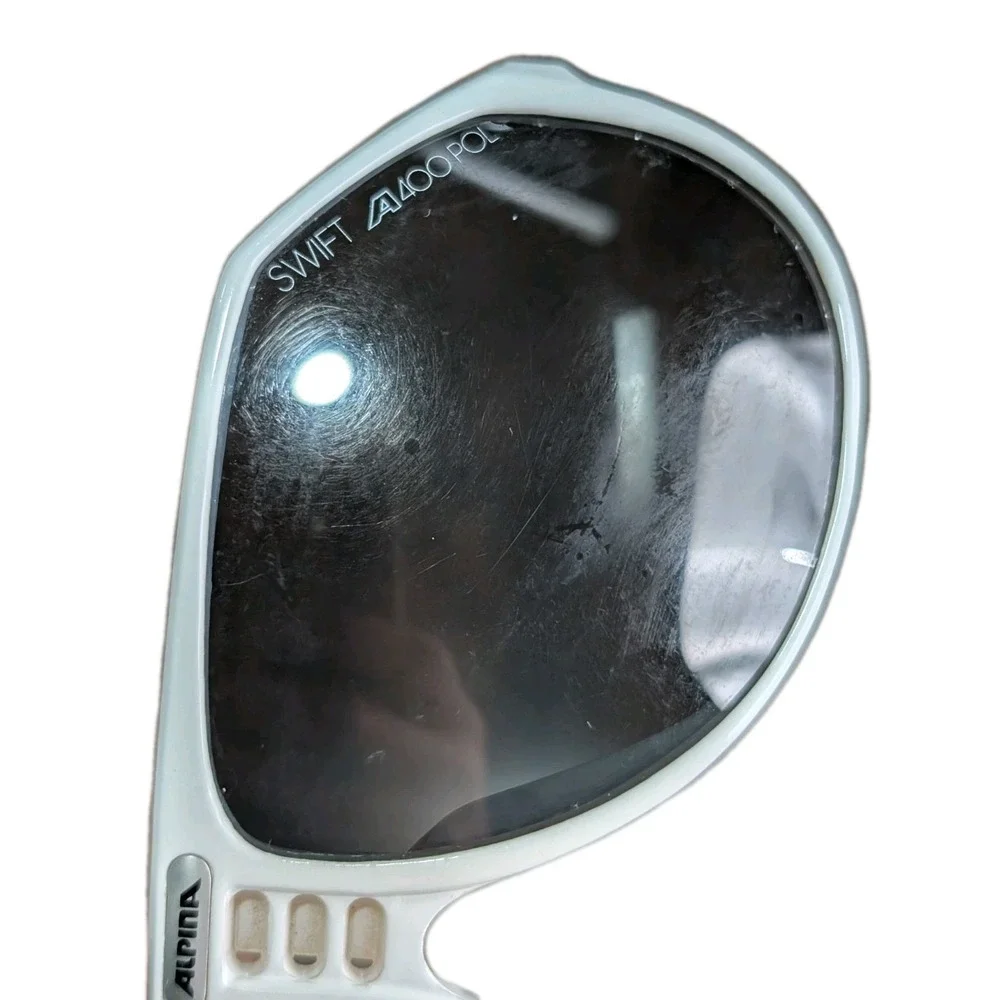 Alpina Vintage White Sport Sunglasses SWIFT A400 POL Made in‎ W Germany